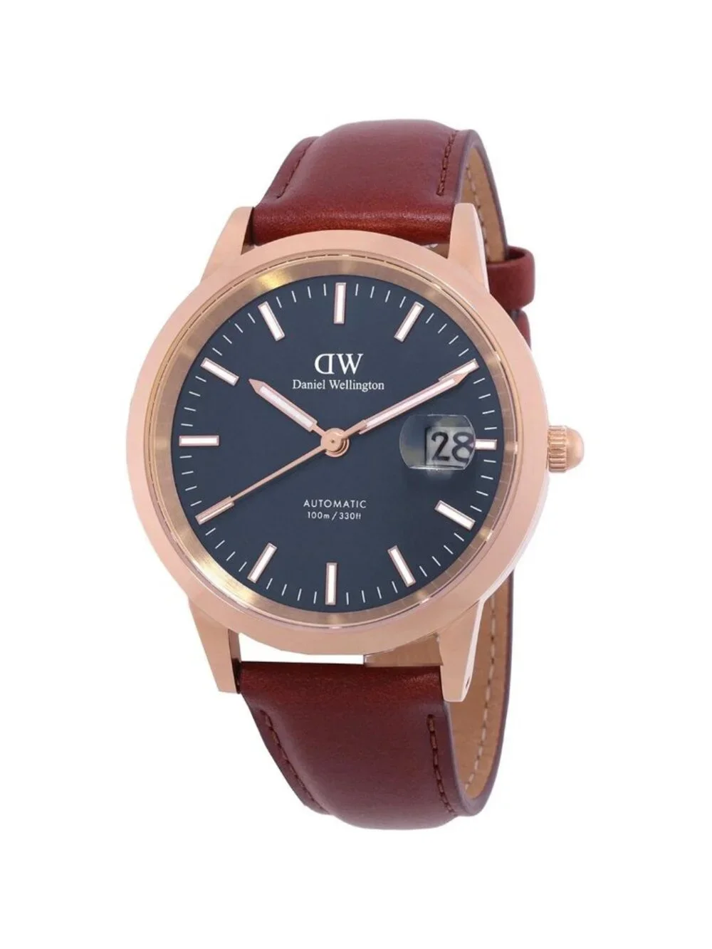 NWT Daniel Wellington Iconic St Mawes Automatic Blue Dial Watch